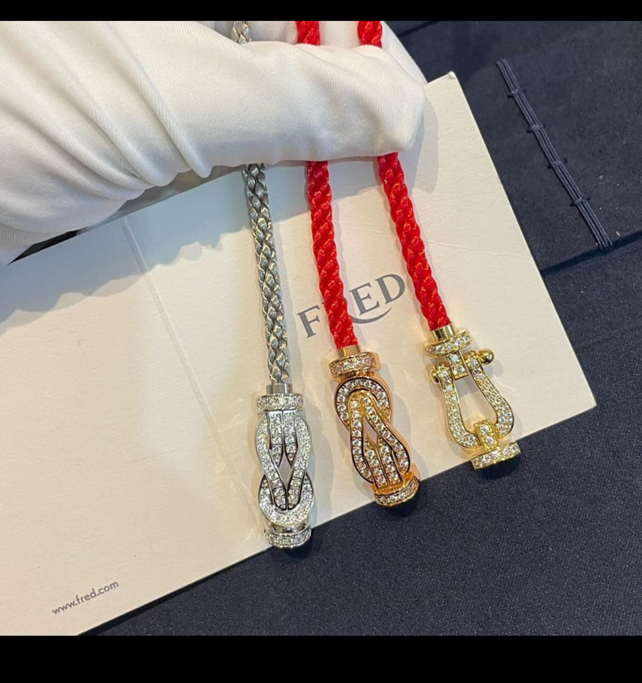 Bracelet Force grand modèle 10 / 10 full pavé