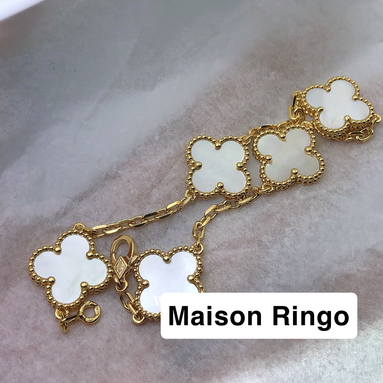 Bracelet VC Nacre gold 10/10