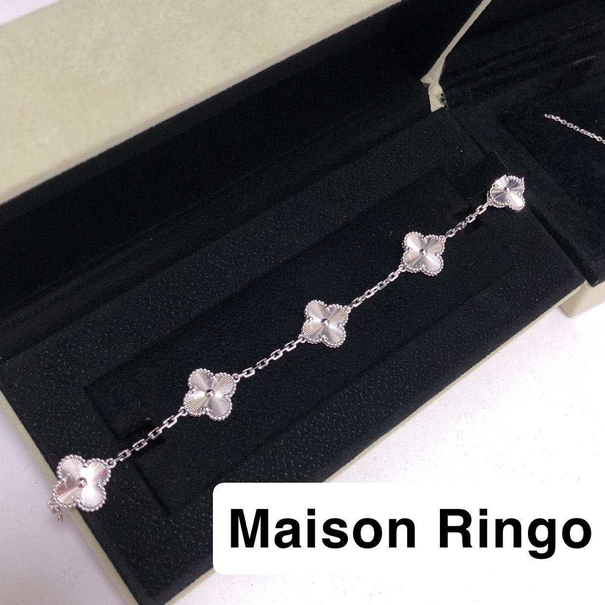 Bracelet VC Grey Wittel Or blanc plaqué 10/10