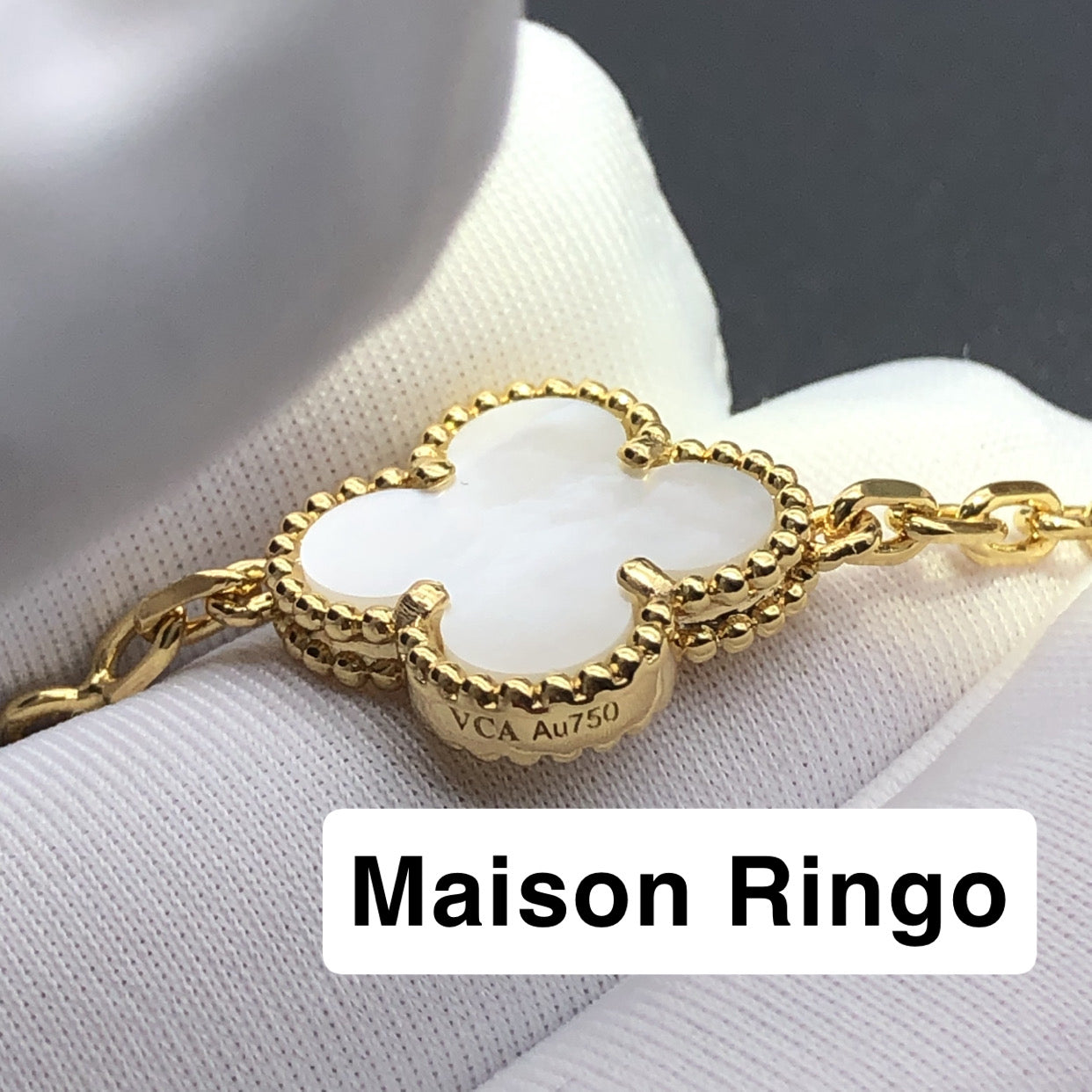 Bracelet VC Nacre gold 10/10