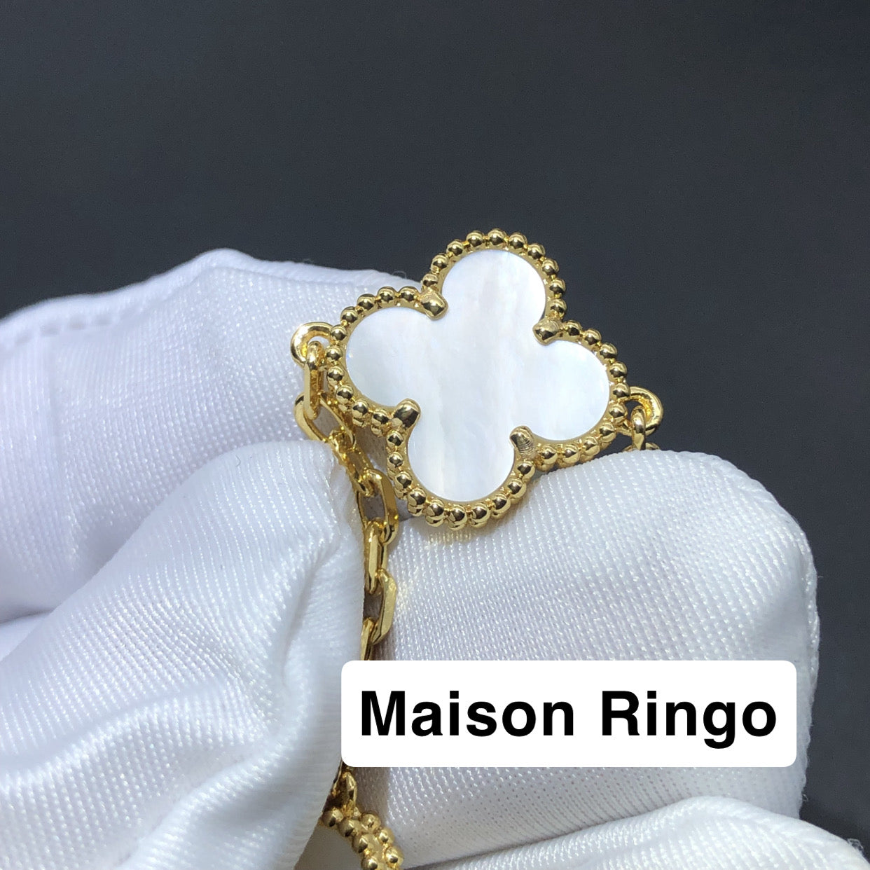 Bracelet VC Nacre gold 10/10