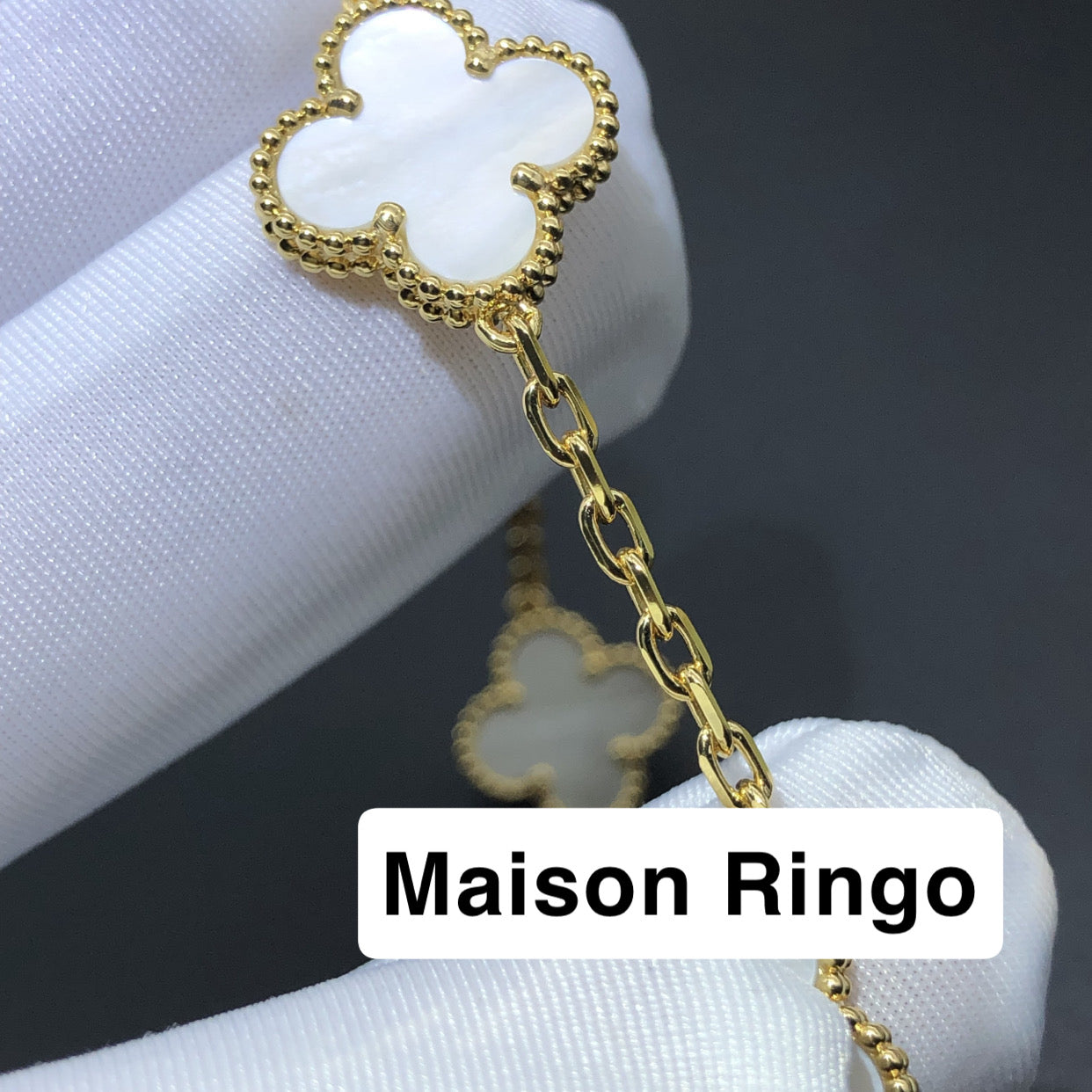Bracelet VC Nacre gold 10/10