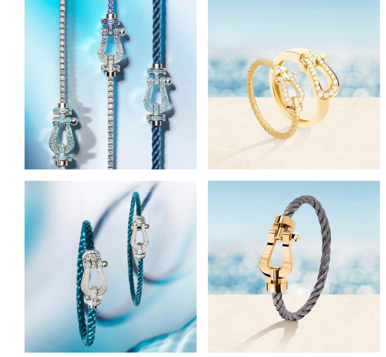 Collection Bracelets Force ( REAL GOLD AND REAL DIAMOND )