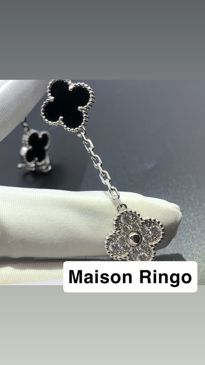 Bracelet VC  onyx & Diamants effect  10/10