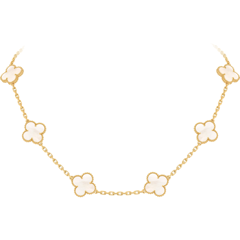 Collier Vc Motifs Nacré Gold 10/10
