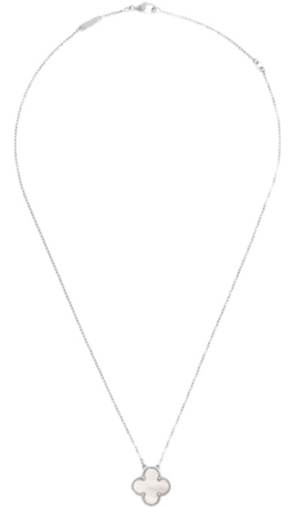 VC White Mother-of-Pearl Necklace (REAL GOLD)