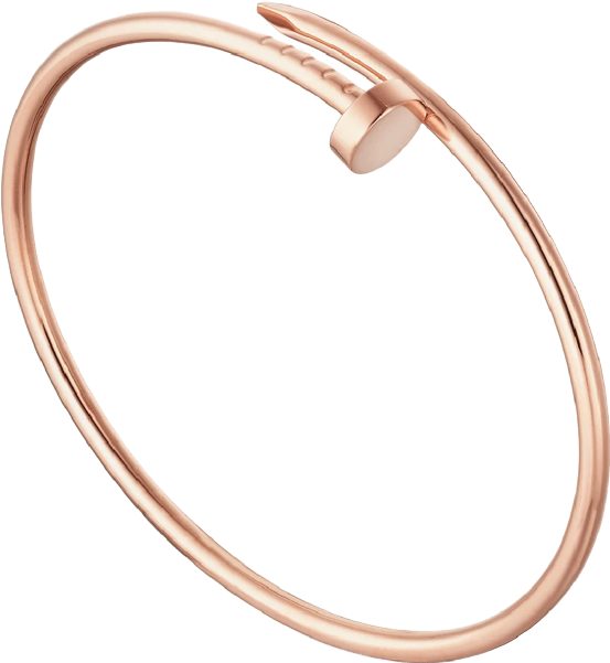 BRACELET CLOU PETIT MODÈLE ( VERITABLE ROSE GOLD )