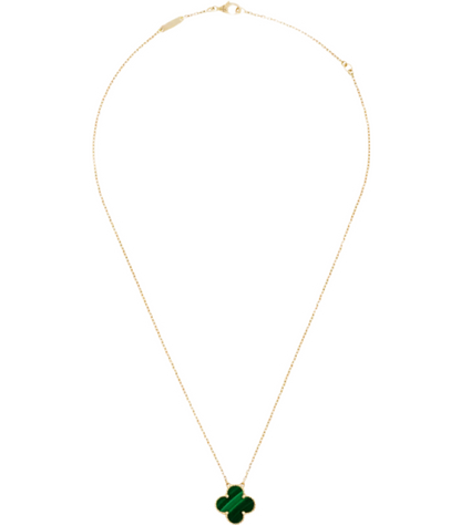 VC Malachite Necklace (REAL GOLD)