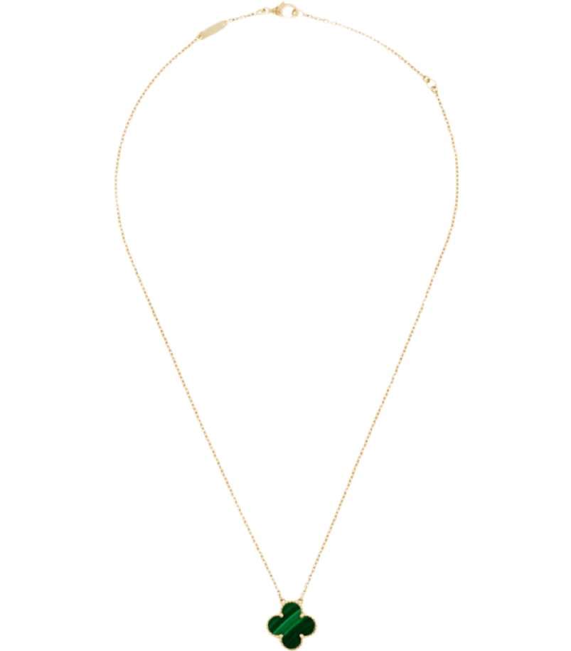 VC Malachite Necklace (REAL GOLD)