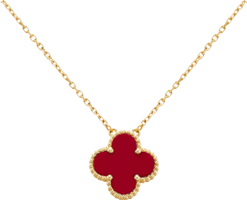 Collar VC Cornalina (ORO REAL)