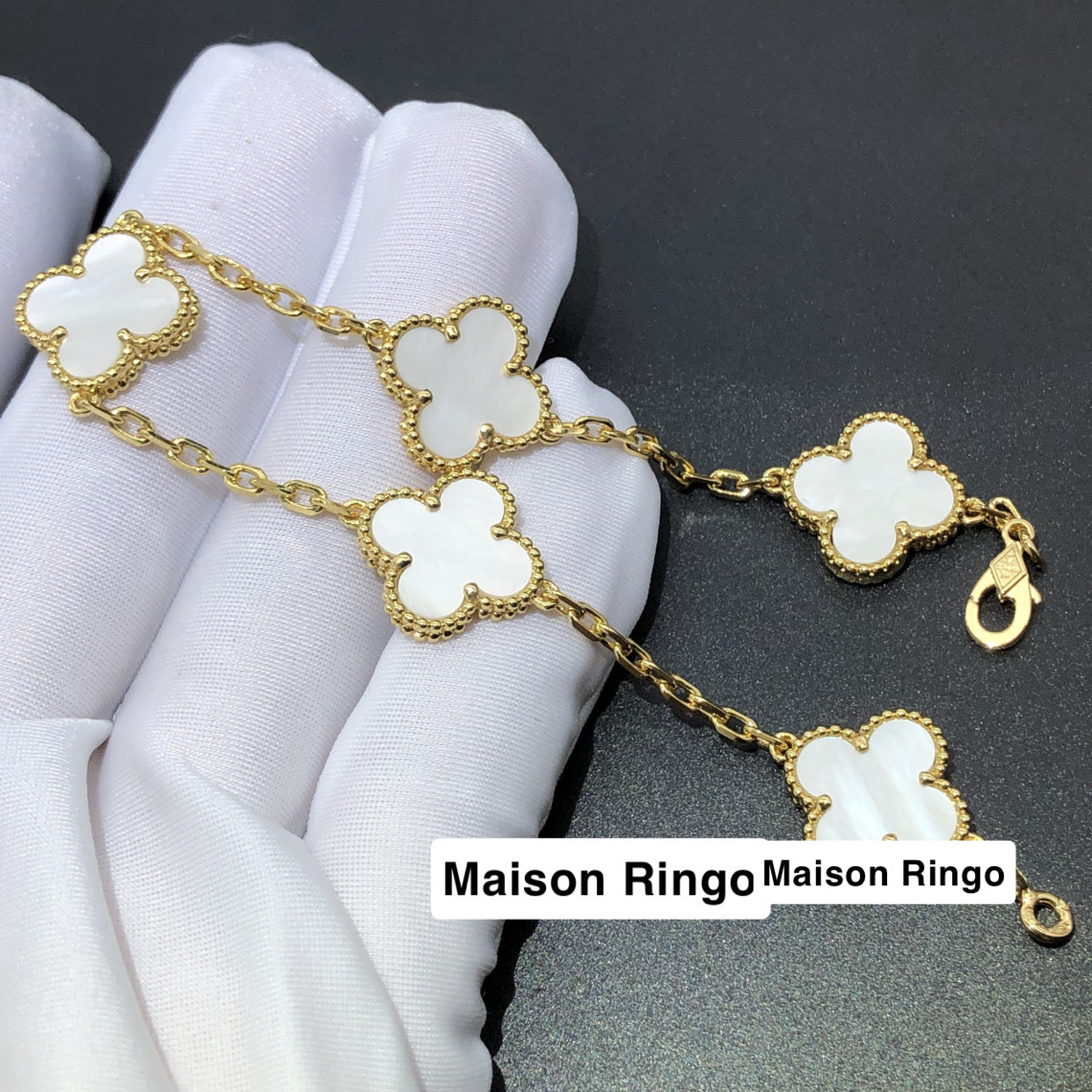 Bracelet VC Nacre gold 10/10