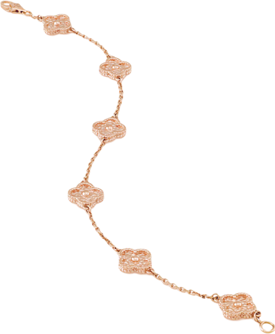 Pulsera VC Alhambra 6 Motivos Dulces (ORO REAL)