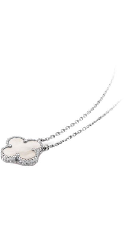 VC White Mother-of-Pearl Necklace (REAL GOLD)