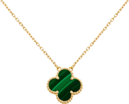 VC Malachite Necklace (REAL GOLD)