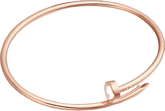 BRACELET CLOU PETIT MODÈLE ( VERITABLE ROSE GOLD )