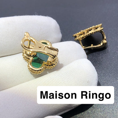 Boucle D’oreille malachite Effect 10/10