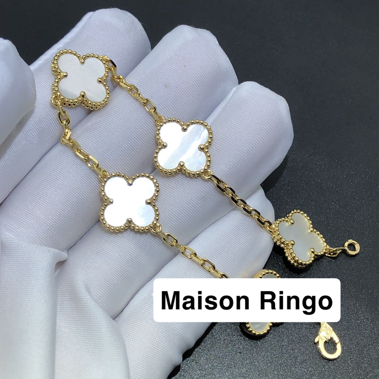 Bracelet VC Nacre gold 10/10
