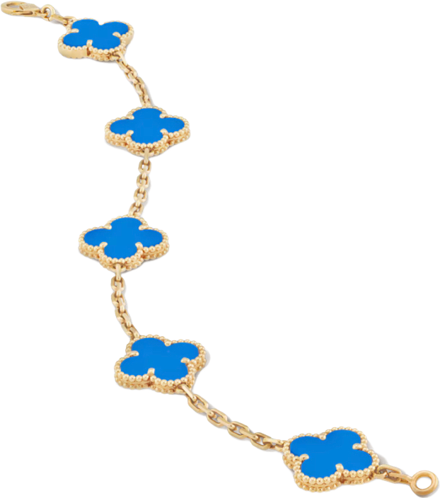 Pulsera Ágata VC Alhambra (ORO REAL)