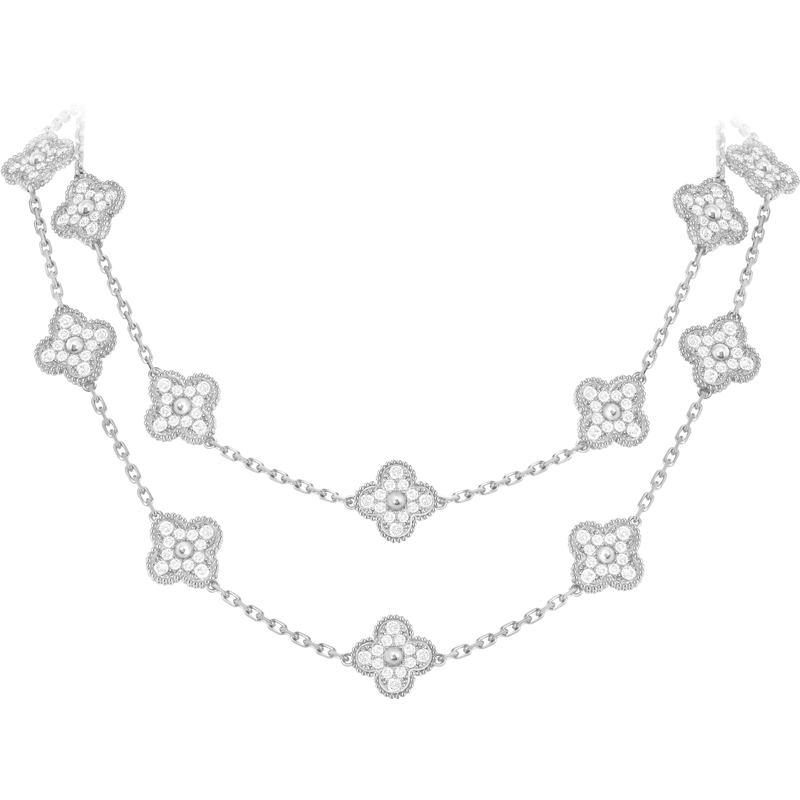 Sautoir Vintage Alhambra 20 motifs 10/10 Diamants