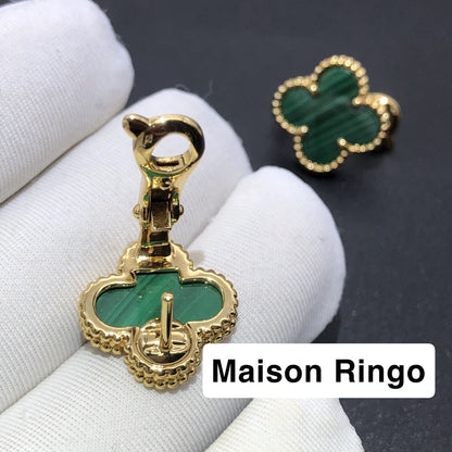 Boucle D’oreille malachite Effect 10/10