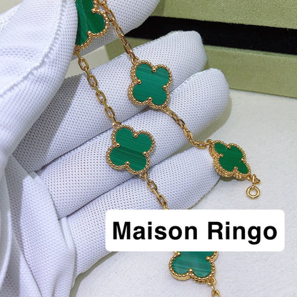 Bracelet VC  Malachite effect Gold plaqué 10/10