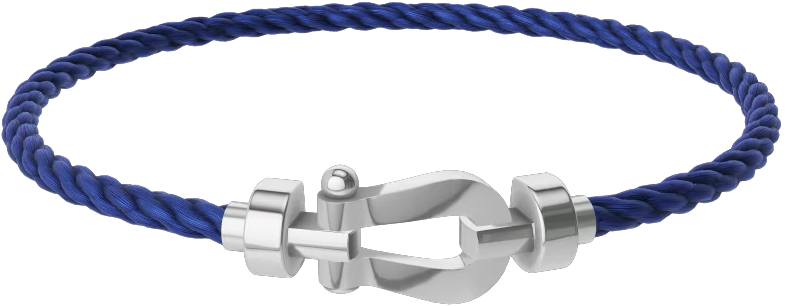 Force bracelet (Steel and Blue night) Medium model