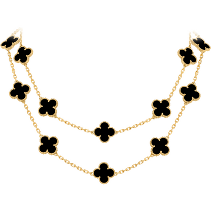 Sautoir Vintage Alhambra 20 motifs 10/10 Onyx