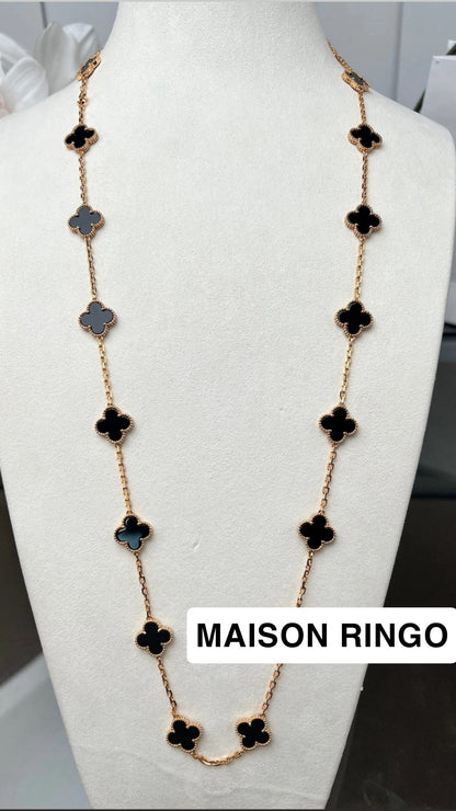Sautoir Vintage Alhambra 20 motifs 10/10 Onyx