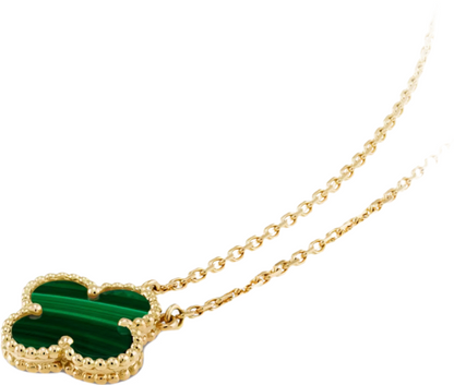 VC Malachite Necklace (REAL GOLD)