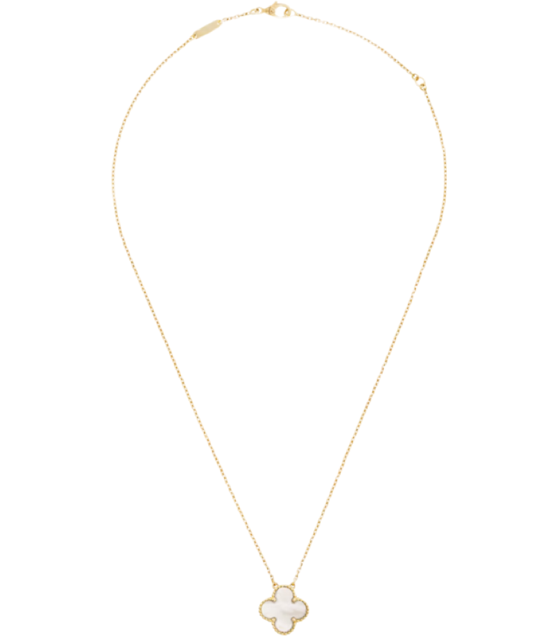VC Mother-of-Pearl Necklace (REAL GOLD)