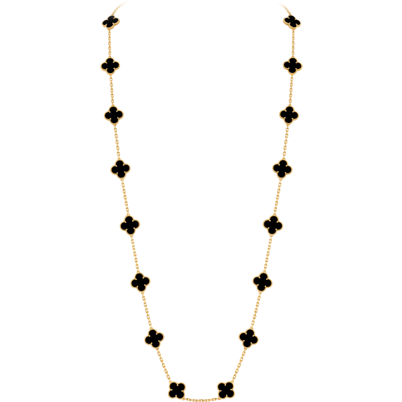Sautoir Vintage Alhambra 20 motifs 10/10 Onyx