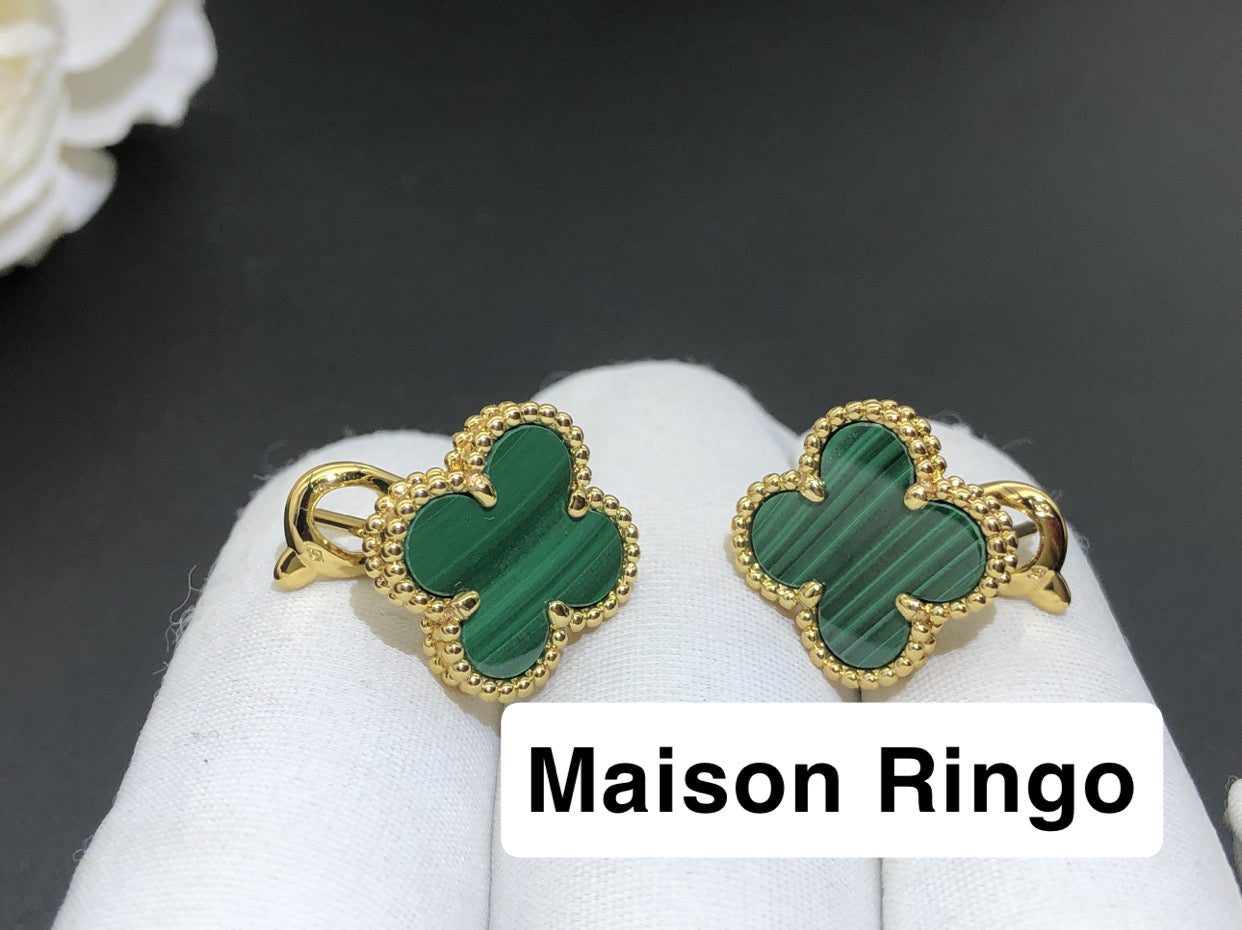 Boucle D’oreille malachite Effect 10/10