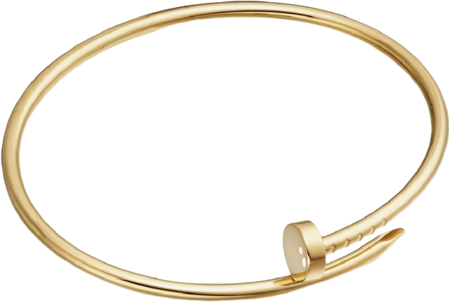 BRACELET CLOU ( VERITABLE OR JAUNE )